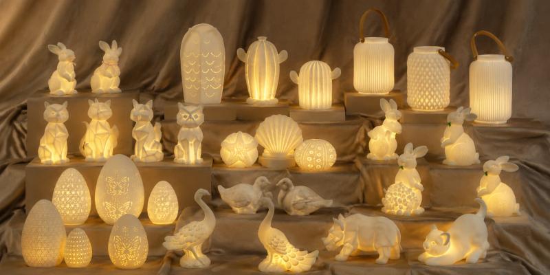Porcelain Easter with LED